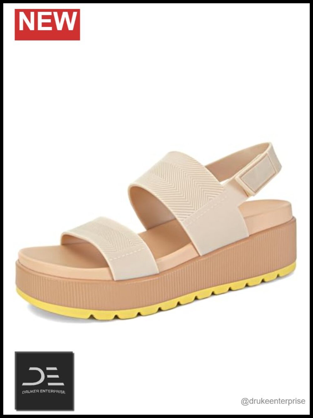 Platform Sandals for Women Waterproof Flatform Wedge Comfortable Dressy Summer